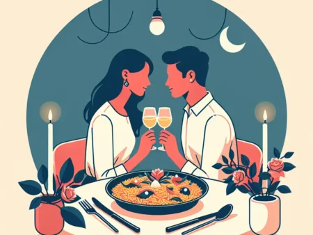 Nikmati Makan Malam Romantis dengan Paella di Spanyol