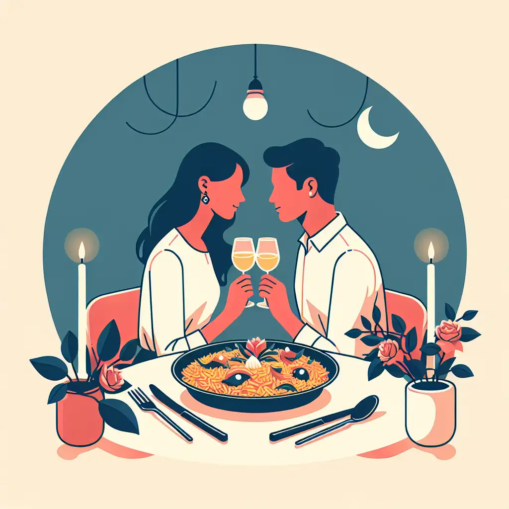 Nikmati Makan Malam Romantis dengan Paella di Spanyol