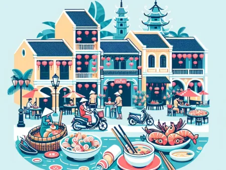 Makan Seafood Segar di Kota Hoi An, Vietnam